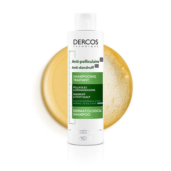 Marca de shampoo anticaspa para hombres y mujeres: Vichy Dercos DS