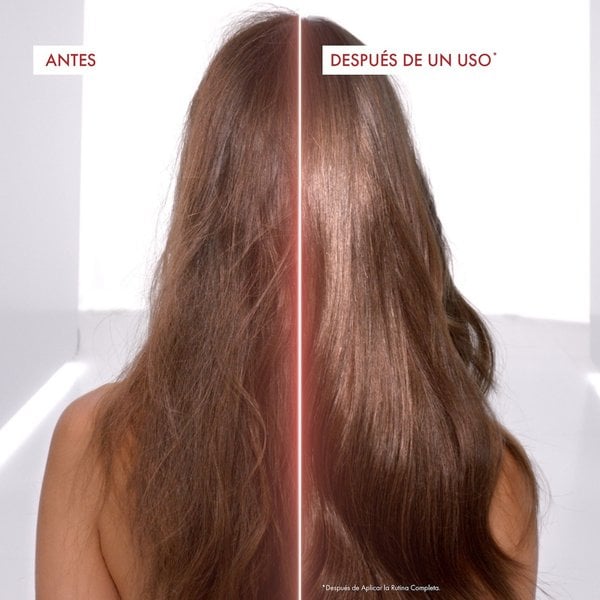 Tratamiento efectivo y recomendable para detener y evitar la caída de cabello provocada por el cepillado con 41% más de colágeno para el cabello y 29% más de volumen en la masa capilar y visiblemente más abundante Vichy Dercos Collagen Filler 17
